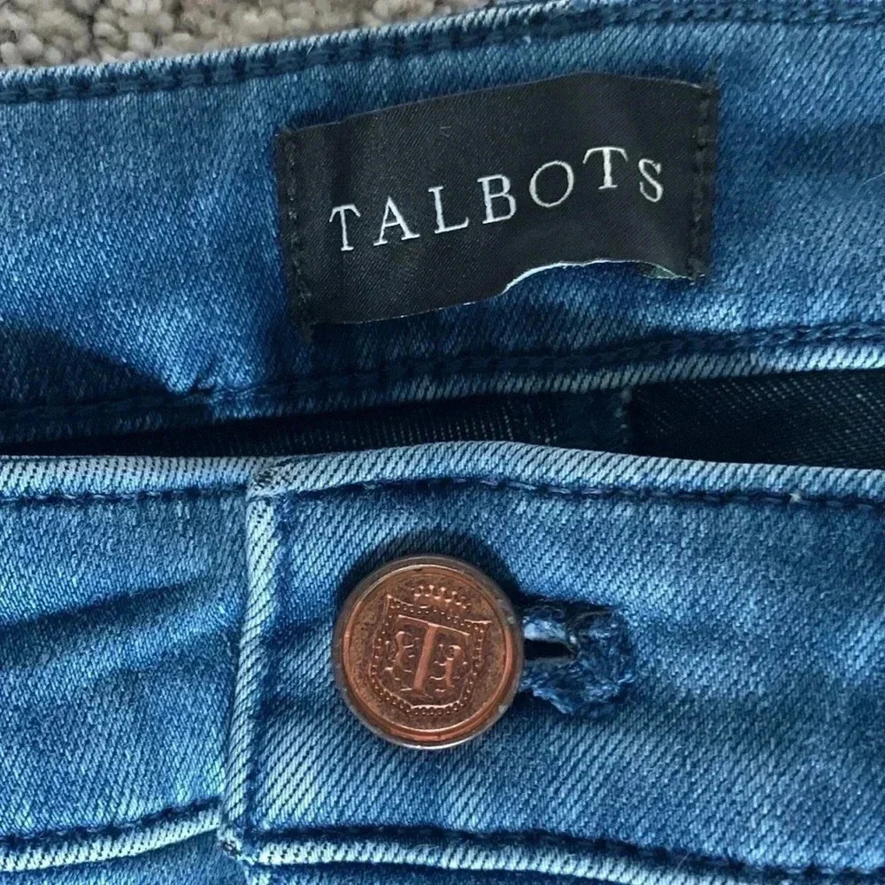 Talbots Jeans Jegging stretchy light wash denim size 4 - Picture 2 of 6